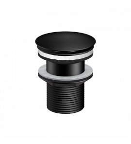 STEINBERG SERIA 100 Odpływ 1 1/4" z pokrywą Czarny mat 100.1693.S / 1001693S