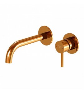 STEINBERG SERIA 100 Bateria umywalkowa jednouchwytowa podtynkowa element zewnętrzny Rose Gold 100.1814.3.RG / 10018143RG