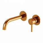 STEINBERG SERIA 100 Bateria umywalkowa jednouchwytowa podtynkowa element zewnętrzny Rose Gold 100.1814.3.RG / 10018143RG