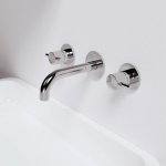 STEINBERG SERIA 100 Bateria umywalkowa 3-otworowa podtynkowa Chrom 100.1902 / 1001902