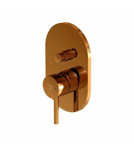 STEINBERG SERIA 100 Bateria wannowo-natryskowa podtynkowa element zewnętrzny Rose Gold 100.2103.3.RG / 10021033RG