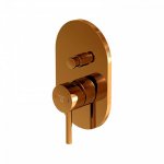 STEINBERG SERIA 100 Bateria wannowo-natryskowa podtynkowa element zewnętrzny Rose Gold 100.2103.3.RG / 10021033RG