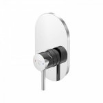 STEINBERG SERIA 100 Bateria wannowo-natryskowa podtynkowa element zewnętrzny Chrom 100.2243.3 / 10022433