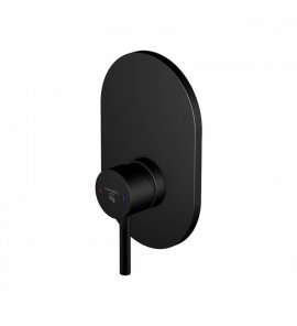 STEINBERG SERIA 100 Bateria wannowo-natryskowa podtynkowa element zewnętrzny Czarny mat 100.2243.3.S / 10022433S