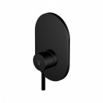STEINBERG SERIA 100 Bateria wannowo-natryskowa podtynkowa element zewnętrzny Czarny mat 100.2243.3.S / 10022433S