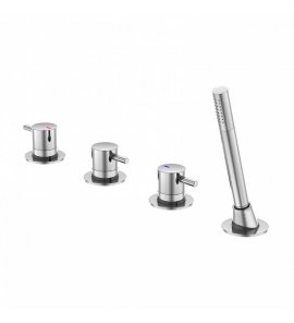 STEINBERG SERIA 100 Bateria wannowa 4-otworowa Chrom 100.2480 / 1002480