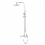 STEINBERG SERIA 100 Zestaw prysznicowy z baterią termostatyczną i deszczownicą Ø 200 mm Brushed Nickel 100.2721.BN / 1002721BN