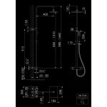 STEINBERG SERIA 100 Zestaw prysznicowy z baterią termostatyczną i deszczownicą 186x258 mm Chrom 100.2724 / 1002724