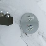 STEINBERG SERIA 100 Bateria prysznicowa termostatyczna podtynkowa element zewnętrzny Chrom 100.4123.1 / 10041231