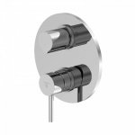 STEINBERG SERIA 100 Bateria wannowa jednouchwytowa z mieszaczem podtynkowa element zewnętrzny Chrom 100.2222 / 1002222