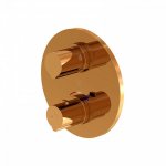 STEINBERG SERIA 100 Bateria prysznicowa termostatyczna podtynkowa 2-drożna element zewnętrzny Rose Gold 100.4133.3.RG / 10041333RG