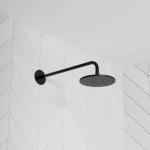 STEINBERG SERIA 100 Ramie prysznicowe montowane do ściany 450 mm Czarny mat  100.7910.S / 1007910S