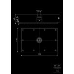 STEINBERG SERIA 120 Deszczownica 145x200 mm Chrom 120.1687 / 1201687