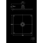 STEINBERG SERIA 120 Deszczownica 400x400 mm Chrom 120.1689 / 1201689