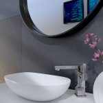 STEINBERG SERIA 120 Bateria umywalkowa jednouchwytowa z korkiem automatycznym Chrom 120.1755 / 1201755