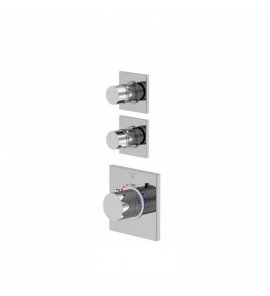 STEINBERG SERIA 120 Bateria prysznicowa termostatyczna podtynkowa z 2 zaworami Chrom 120.4320 / 1204320