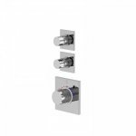 STEINBERG SERIA 120 Bateria prysznicowa termostatyczna podtynkowa z 2 zaworami Chrom 120.4320 / 1204320