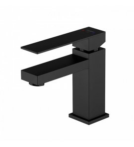 STEINBERG SERIA 160 Bateria umywalkowa bez korka Czarny mat 160.1010.S / 1601010S