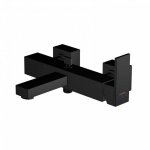 STEINBERG SERIA 160 Bateria wannowo-prysznicowa z mieszaczem 1/2” ścienna Czarny mat 160.1110.S / 1601110S