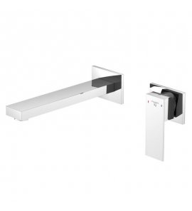 STEINBERG SERIA 160 Bateria umywalkowa jednouchwytowa podtynkowa element zewnętrzny Chrom 160.1814.3 / 16018143
