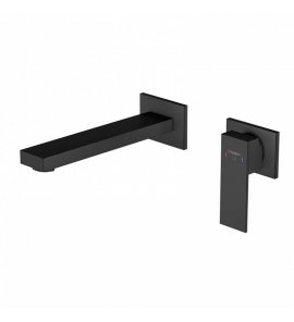 STEINBERG SERIA 160 Bateria umywalkowa jednouchwytowa podtynkowa element zewnętrzny Czarny mat 160.1814.3.S / 16018143S