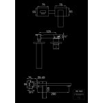 STEINBERG SERIA 160 Bateria umywalkowa jednouchwytowa podtynkowa Chrom 160.1820 / 1601820