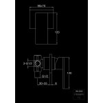 STEINBERG SERIA 160 Bateria natryskowa podtynkowa jednouchwytowa Chrom 160.2250 / 1602250