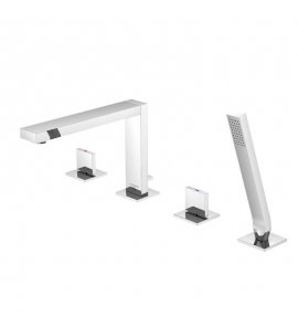 STEINBERG SERIA 160 Bateria wannowo-prysznicowa 4-otworowa Chrom 160.2402 / 1602402