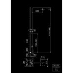 STEINBERG SERIA 160 Zestaw prysznicowy z deszczownicą 220x145 mm Chrom 160.2762 / 1602762
