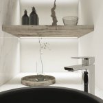 STEINBERG SERIA 205 Bateria umywalkowa z automatycznym korkiem Chrom 205.1755 / 2051755