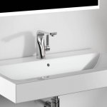 STEINBERG SERIA 230 Bateria umywalkowa jednootworowa z korkiem Chrom 230.1000 / 2301000