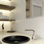 STEINBERG SERIA 230 Bateria umywalkowa jednootworowa z korkiem Chrom 230.1000 / 2301000