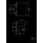 STEINBERG SERIA 230 Przyłącze kątowe 1/2” Chrom 230.1660 / 2301660