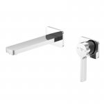 STEINBERG SERIA 230 Bateria umywalkowa jednouchwytowa podtynkowa element zewnętrzny Chrom 230.1804.3 / 23018043