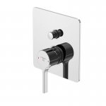 STEINBERG SERIA 230 Bateria wannowo-natryskowa podtynkowa element zewnętrzny Chrom 230.2103.3 / 23021033