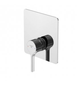 STEINBERG SERIA 230 Bateria wannowo-natryskowa podtynkowa element zewnętrzny Chrom 230.2243.3 / 23022433