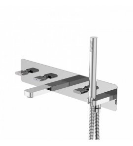 STEINBERG SERIA 230 Bateria wannowo-natryskowa 5-otworowa podtynkowa Chrom 230.2692 / 2302692