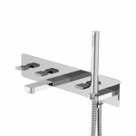 STEINBERG SERIA 230 Bateria wannowo-natryskowa 5-otworowa podtynkowa Chrom 230.2692 / 2302692
