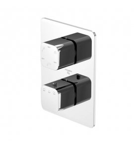 STEINBERG SERIA 230 Bateria natryskowa podtynkowa 3-drożna element zewnętrzny Chrom 230.4123 / 2304123