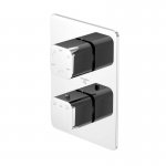 STEINBERG SERIA 230 Bateria natryskowa podtynkowa 3-drożna element zewnętrzny Chrom 230.4123 / 2304123