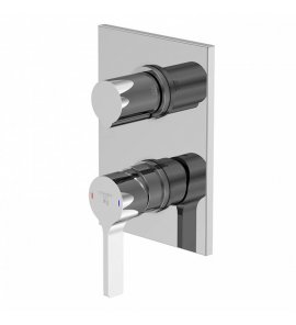 STEINBERG SERIA 230 Bateria wannowa podtynkowa element zewnętrzny Chrom 230.2222 / 2302222