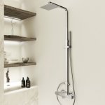 STEINBERG SERIA 230 Zestaw prysznicowy z baterią termostatyczną i deszczownicą 200x145 mm Chrom 230.2721 / 2302721