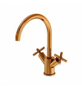 STEINBERG SERIA 250 Bateria umywalkowa z korkiem Rose Gold 250.1500.RG / 2501500RG