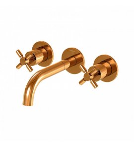 STEINBERG SERIA 250 Bateria umywalkowa 3-otworowa podtynkowa Rose Gold 250.1902.RG / 2501902RG