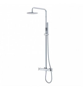 STEINBERG SERIA 250 Zestaw prysznicowy z baterią termostatyczną i deszczownicą Ø 200 mm Chrom 250.2721 / 2502721