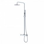 STEINBERG SERIA 250 Zestaw prysznicowy z baterią termostatyczną i deszczownicą Ø 200 mm Chrom 250.2721 / 2502721
