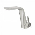 STEINBERG SERIA 260 Bateria umywalkowa jednootworowa bez korka Brushed Nickel 260.1010.1.BN / 26010101BN