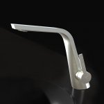 STEINBERG SERIA 260 Bateria umywalkowa jednootworowa bez korka Brushed Nickel 260.1010.1.BN / 26010101BN