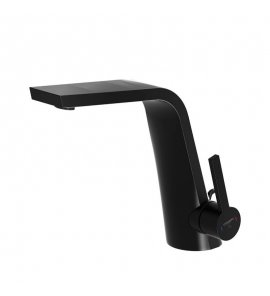 STEINBERG SERIA 260 Bateria umywalkowa jednootworowa bez korka Czarny mat 260.1010.1.S / 26010101S