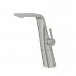 STEINBERG SERIA 260 Bateria umywalkowa jednouchwytowa bez korka Brushed Nickel 260.1700.1.BN / 26017001BN